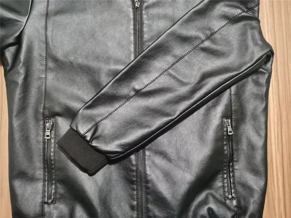 Jaqueta Masculina de Couro Sampaio® S1103