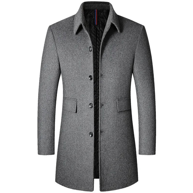 Overcoat Masculino de Lã Grife Sampaio® S1236