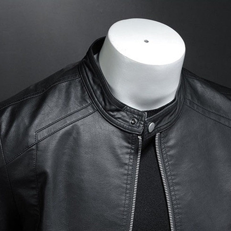 Jaqueta Masculina de Couro Classic Sampaio®