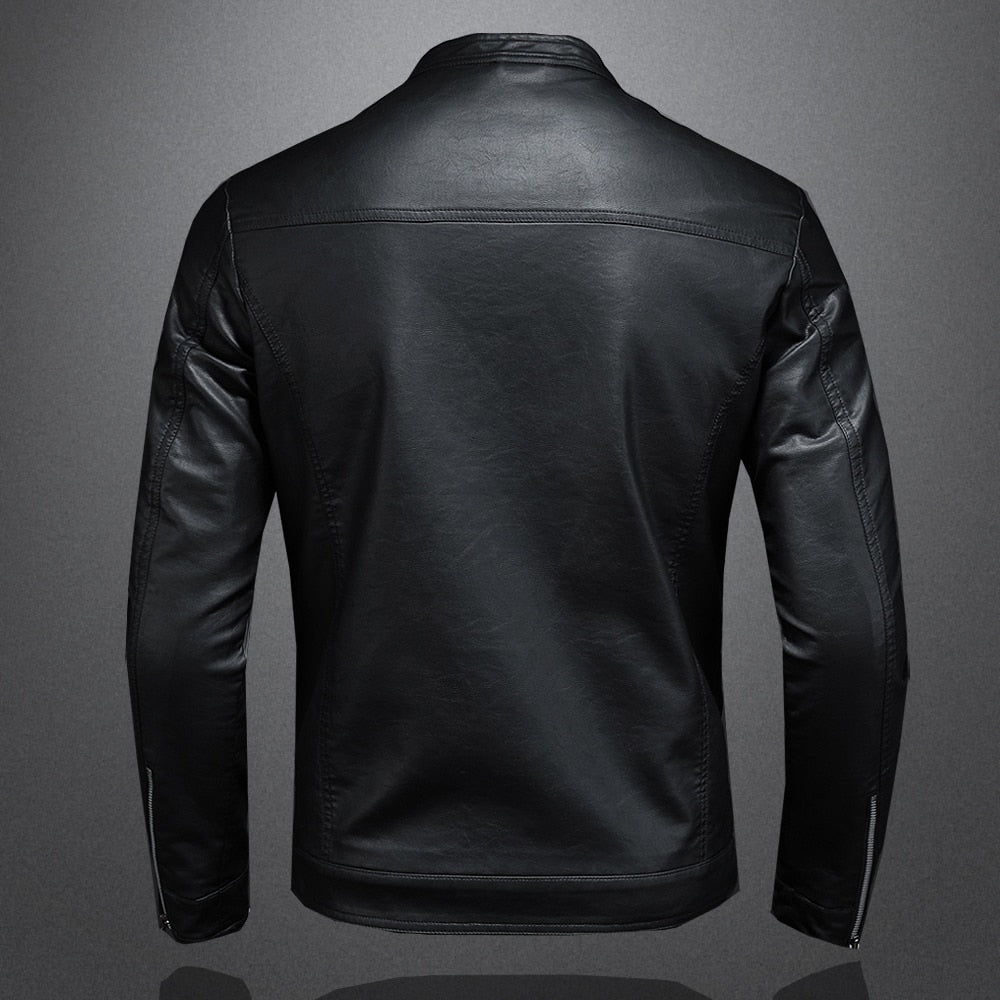 Jaqueta Masculina de Couro Classic Sampaio®
