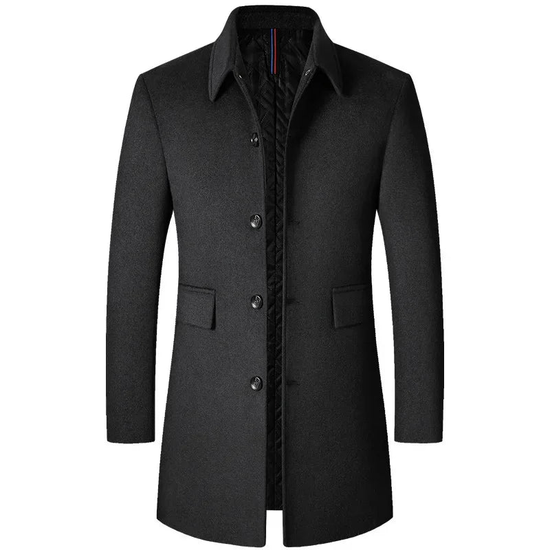 Overcoat Masculino de Lã Grife Sampaio® S1236
