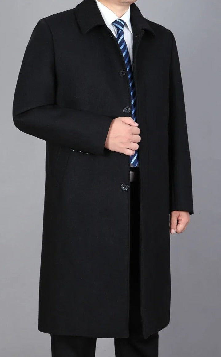 Sobretudo Masculino Plus Size de Lã Grife Sampaio®